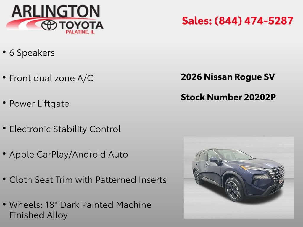 Used 2026 Nissan Rogue SV AWD/4WD image 2