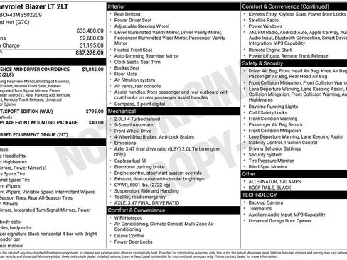 Used 2021 Chevrolet Blazer LT image 8