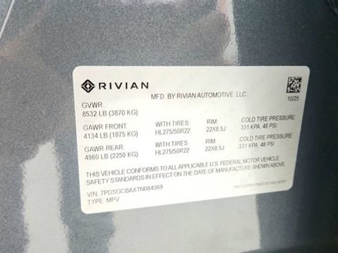 Used 2026 Rivian R1S Adventure AWD/4WD image 75