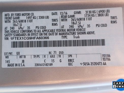 Used 2017 Ford F150 XLT w/ Equipment Group 301A Mid image 47