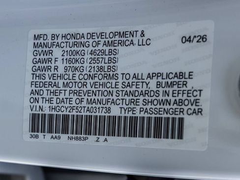 New 2026 Honda Accord Sport image 14