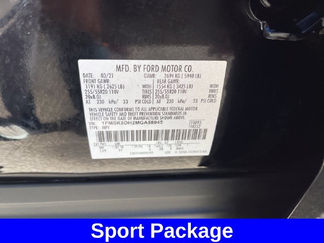 Used 2021 Ford Explorer XLT w/ Equipment Group 202A AWD/4WD image 25