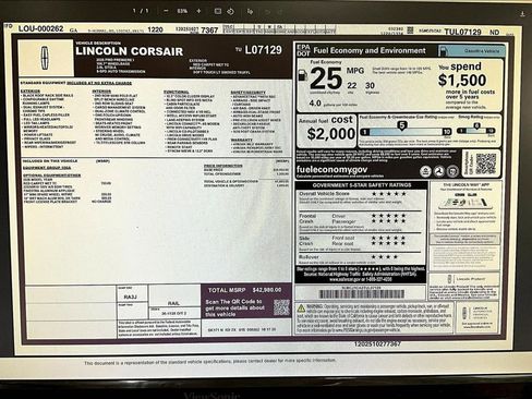 New 2026 Lincoln Corsair Premiere image 14