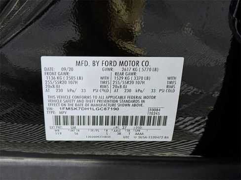 Used 2020 Ford Explorer XLT w/ Equipment Group 202A image 31