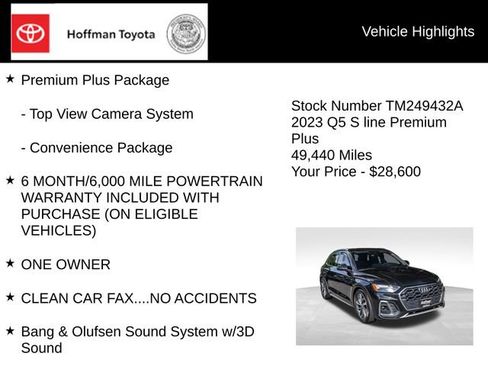 Used 2023 Audi Q5 2.0T Premium Plus w/ Premium Plus Package AWD/4WD image 15