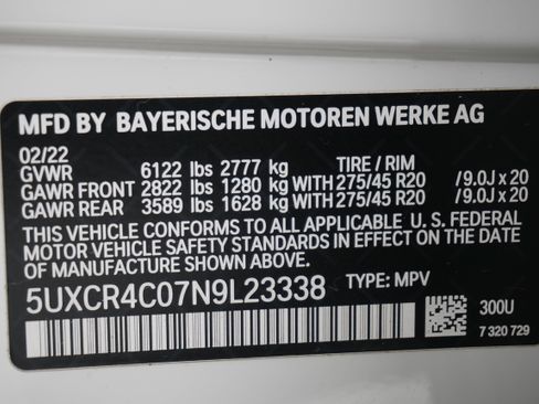 Used 2022 BMW X5 sDrive40i w/ Parking Assistance Package image 36
