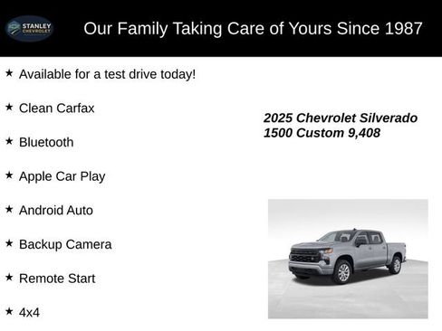 Used 2025 Chevrolet Silverado 1500 Custom AWD/4WD image 9