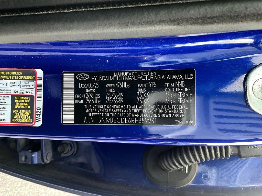 Certified 2024 Hyundai Tucson Limited AWD/4WD image 23