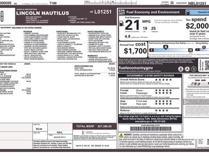 Used 2022 Lincoln Nautilus Reserve