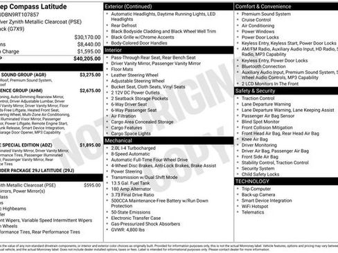 Used 2024 Jeep Compass Latitude w/ Sun and Sound Group image 2
