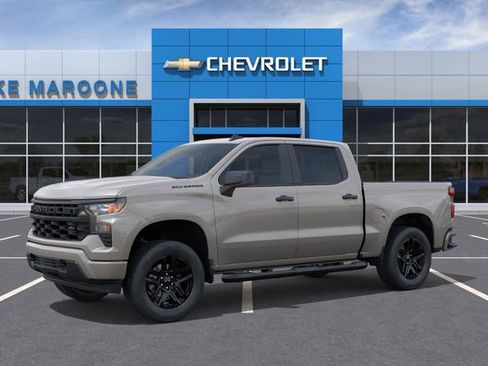 New 2026 Chevrolet Silverado 1500 Custom w/ LPO, Dark Essentials Package RWD image 2