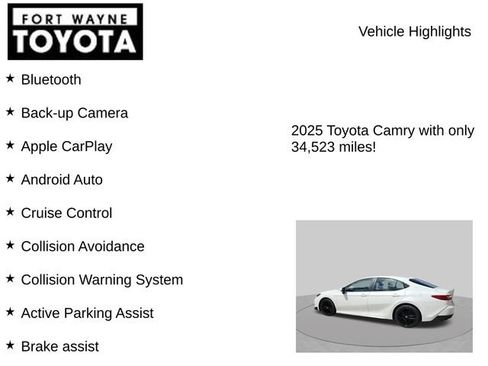Used 2025 Toyota Camry SE FWD image 7