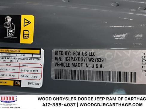 New 2026 Jeep Wrangler Unlimited Sport AWD/4WD image 16