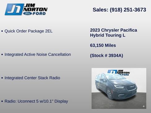 Used 2023 Chrysler Pacifica Touring-L FWD image 8
