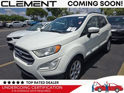 Used 2019 Ford EcoSport SE w/ SE Convenience Package