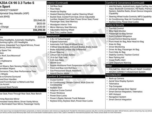 New 2026 MAZDA CX-90 3.3 Turbo S w/ Premium Package image 2
