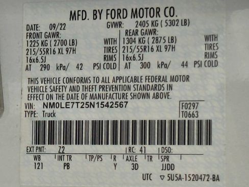 Used 2022 Ford Transit Connect XLT FWD image 56