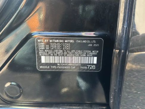 Used 2021 Mitsubishi Mirage ES FWD image 27