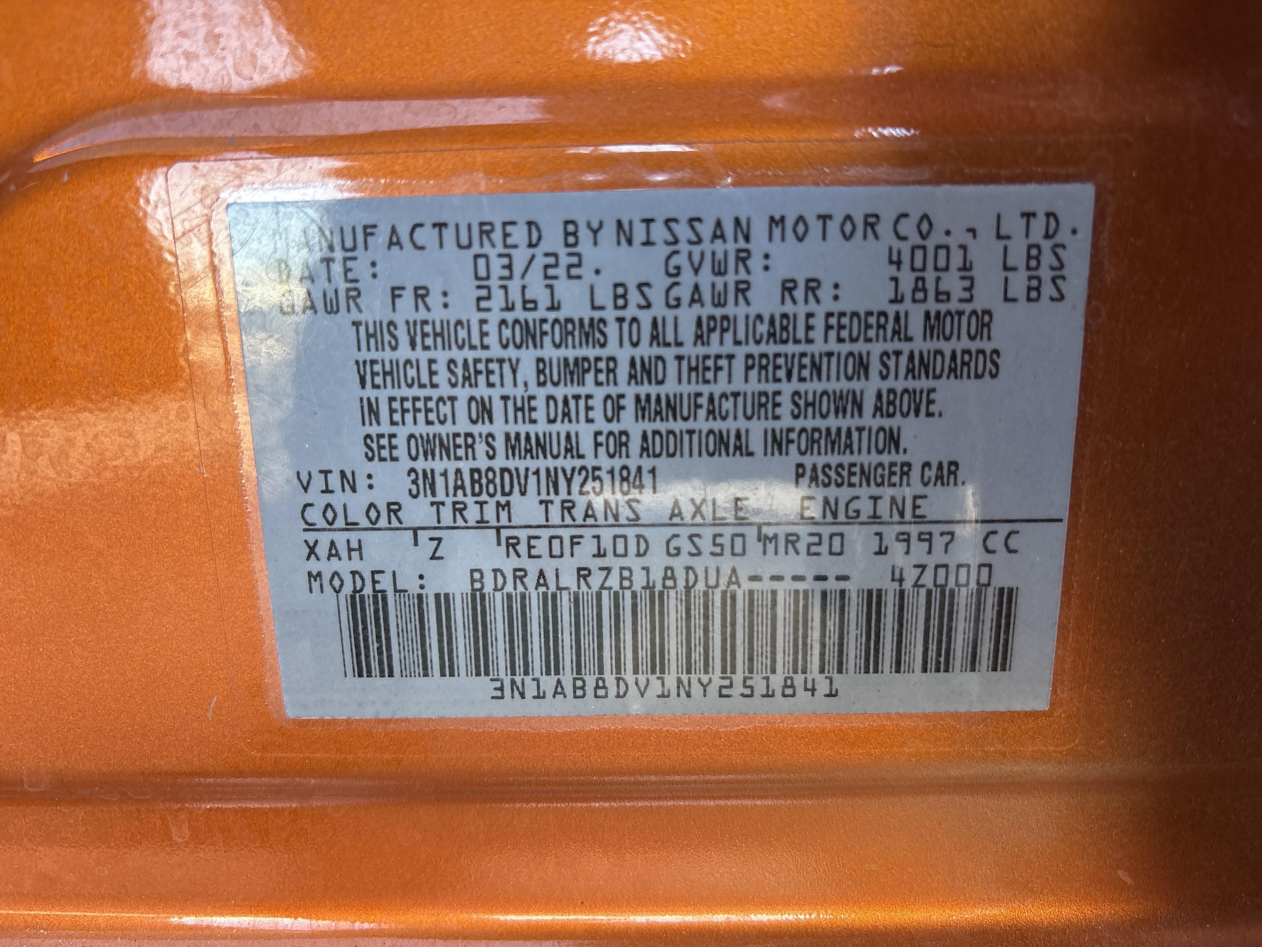 Used 2022 Nissan Sentra SR w/ Electronics Package FWD image 5
