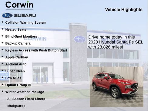 Used 2023 Hyundai Santa Fe SEL w/ Winter Weather Package image 6