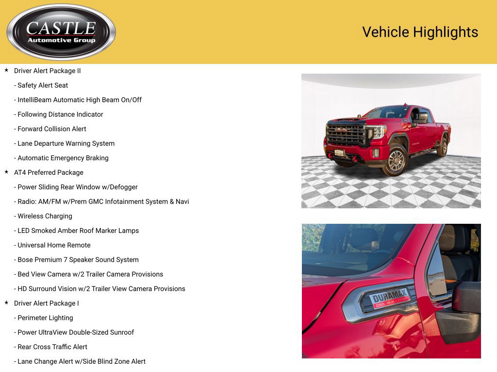 Used 2023 GMC Sierra 3500 AT4 w/ AT4 Preferred Package AWD/4WD image 10