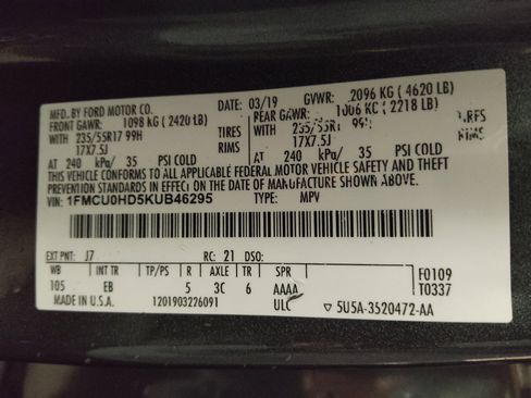 Used 2019 Ford Escape SEL FWD image 33