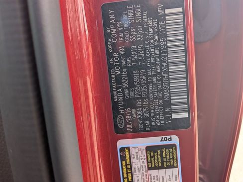 Used 2017 Hyundai Santa Fe Limited w/ Cargo Package AWD/4WD image 31