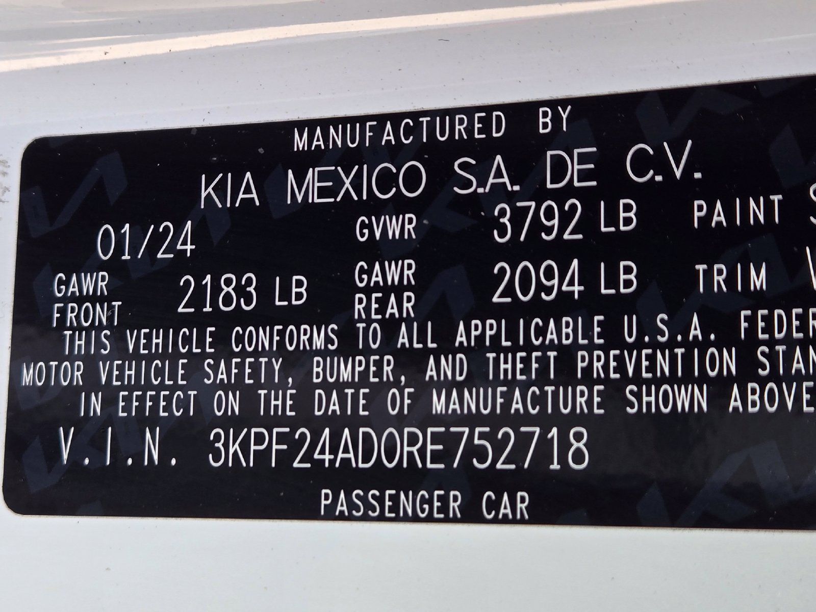 Used 2024 Kia Forte LXS FWD image 12