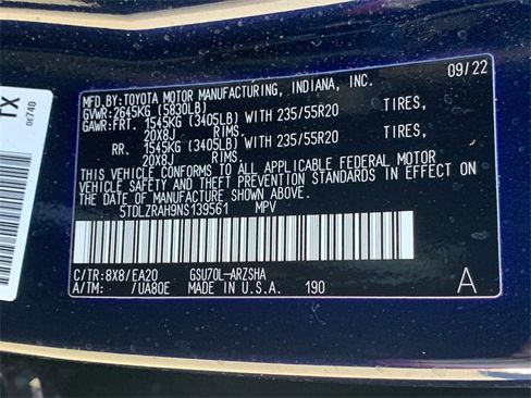 Used 2022 Toyota Highlander XSE image 45