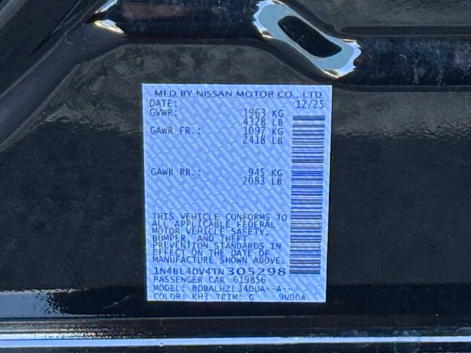 Used 2026 Nissan Altima 2.5 SV FWD image 25