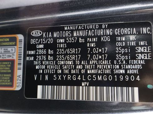 Used 2021 Kia Sorento LX image 36