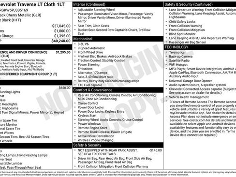 Used 2023 Chevrolet Traverse LT FWD image 5