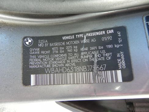 Used 1992 BMW 525i Sedan image 20