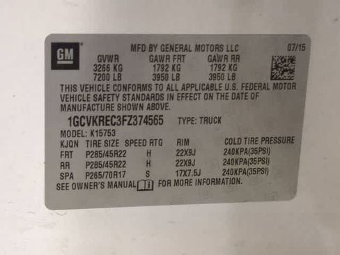 Used 2015 Chevrolet Silverado 1500 LT w/ All Star Edition AWD/4WD image 37