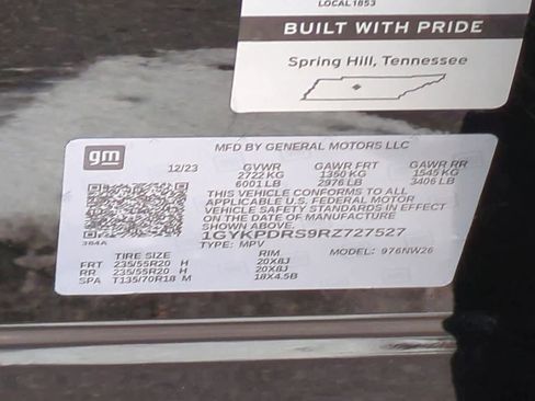 Certified 2024 Cadillac XT6 Premium Luxury w/ Technology Package image 38