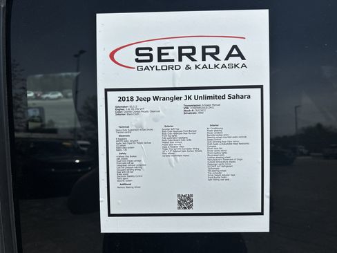 Used 2018 Jeep Wrangler Unlimited Sahara w/ Trailer Tow Group AWD/4WD image 28