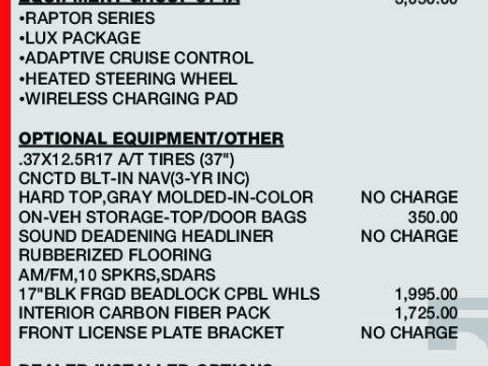 Used 2023 Ford Bronco Raptor image 3