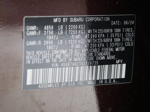 Used 2025 Subaru Outback Limited AWD/4WD image 38