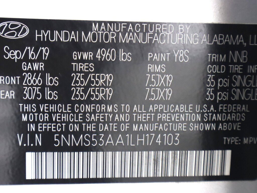 Used 2020 Hyundai Santa Fe Limited FWD image 48