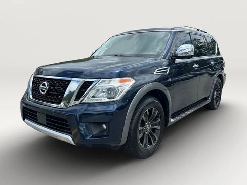 Used 2018 Nissan Armada Platinum w/ Captain Seat Package RWD image 1
