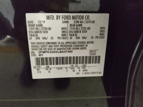 Used 2020 Ford Edge SE FWD image 33