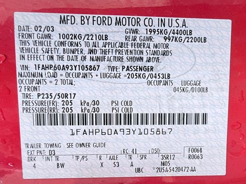 Used 2003 Ford Thunderbird RWD image 16