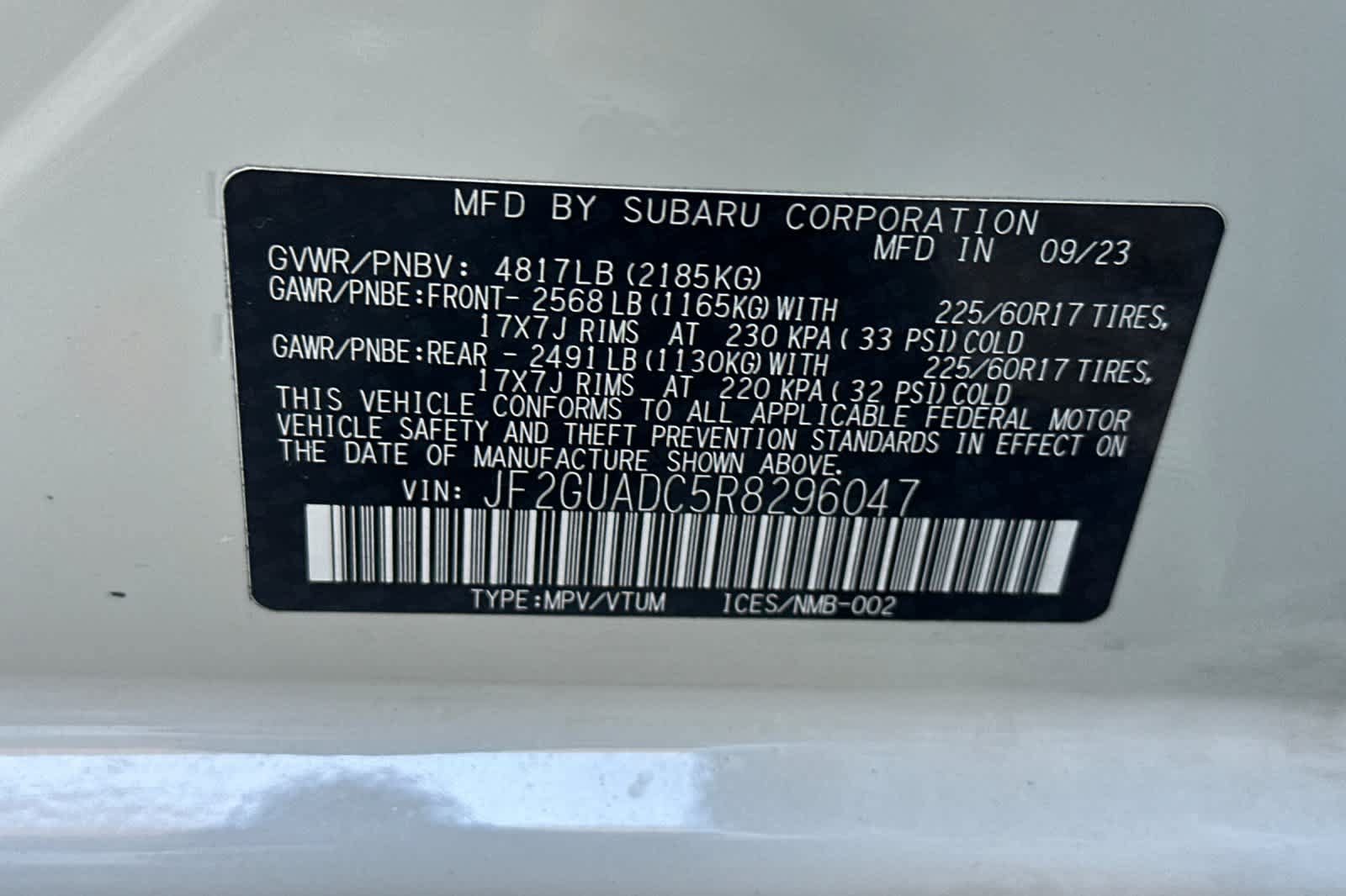 Used 2024 Subaru Crosstrek 2.0i Premium AWD/4WD image 27