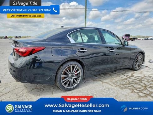 Used 2019 INFINITI Q50 Red Sport 400 w/ Cargo Package (L96) image 4