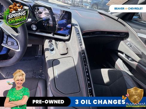 Used 2023 Chevrolet Corvette Stingray Premium Cpe w/ Engine Appearance Package RWD image 17