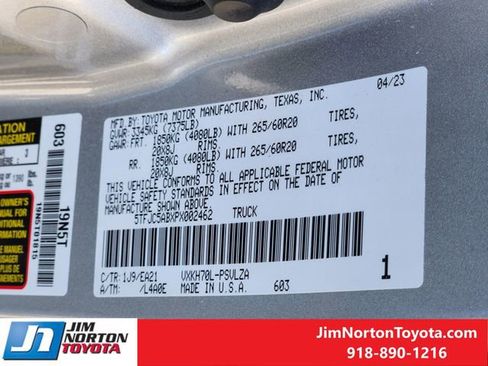 Used 2023 Toyota Tundra Limited image 33