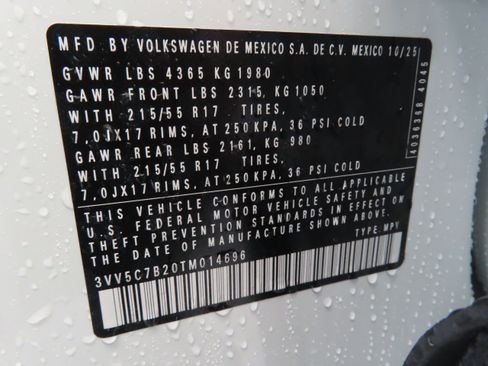 New 2026 Volkswagen Taos S FWD image 28