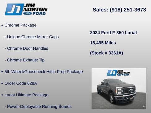 Used 2024 Ford F350 Lariat w/ Lariat Ultimate Package AWD/4WD image 8