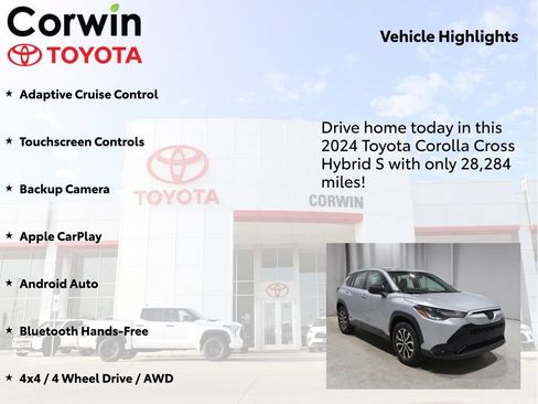 Certified 2024 Toyota Corolla Cross AWD Hybrid image 6