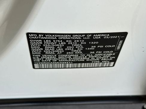 Used 2021 Volkswagen Atlas SE FWD image 34